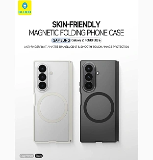 قاب بلو با مگ سیف سامسونگ Blueo Skin Friendly Stain & Slip Resistant Magnetic Case-Orange Ring Samsung